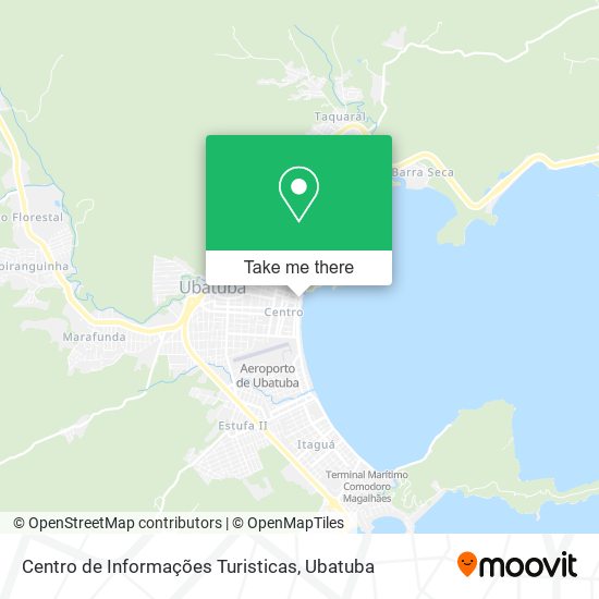 Mapa Centro de Informações Turisticas