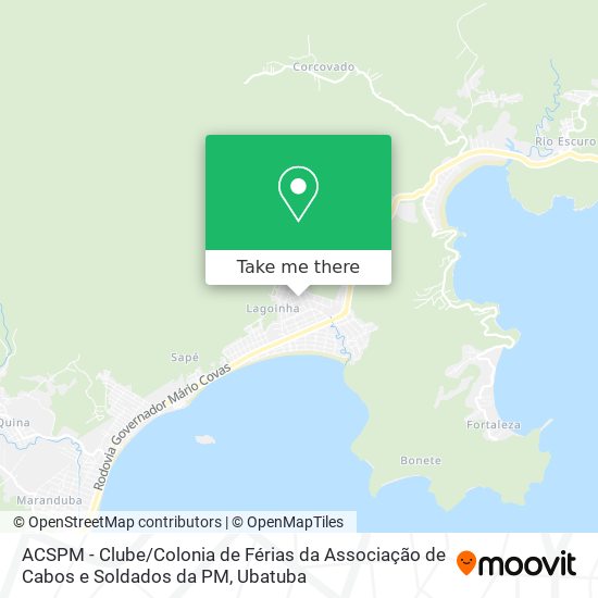 ACSPM - Clube / Colonia de Férias da Associação de Cabos e Soldados da PM map