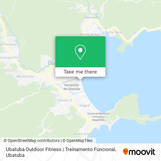 Mapa Ubatuba Outdoor Fitness | Treinamento Funcional