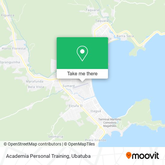 Academia Personal Training map