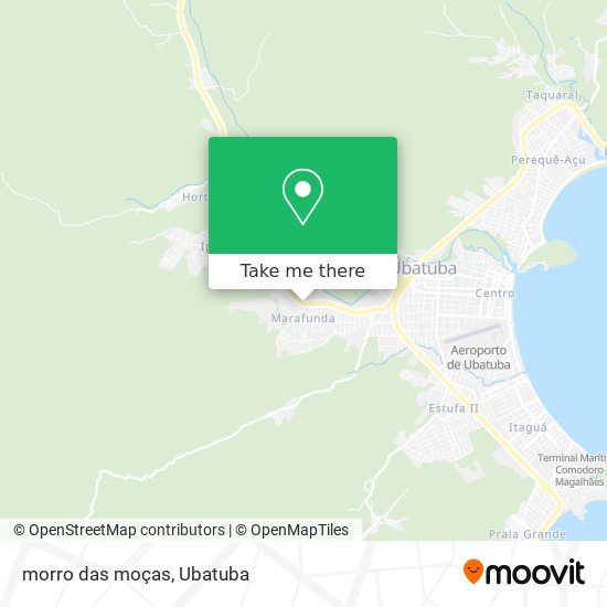 Mapa morro das moças