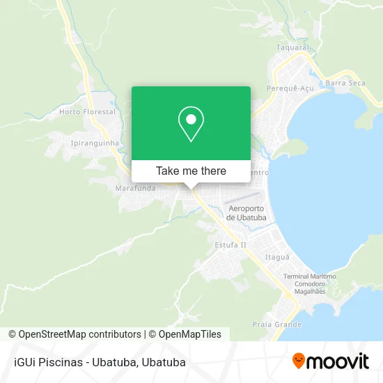 iGUi Piscinas - Ubatuba map