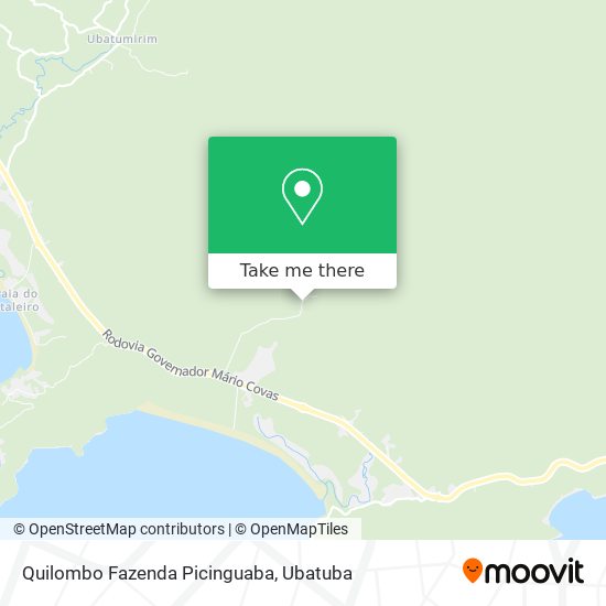 Mapa Quilombo Fazenda Picinguaba
