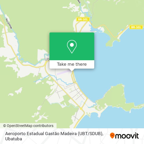 Aeroporto Estadual Gastão Madeira (UBT / SDUB) map