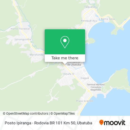Posto Ipiranga - Rodovia BR 101 Km 50 map