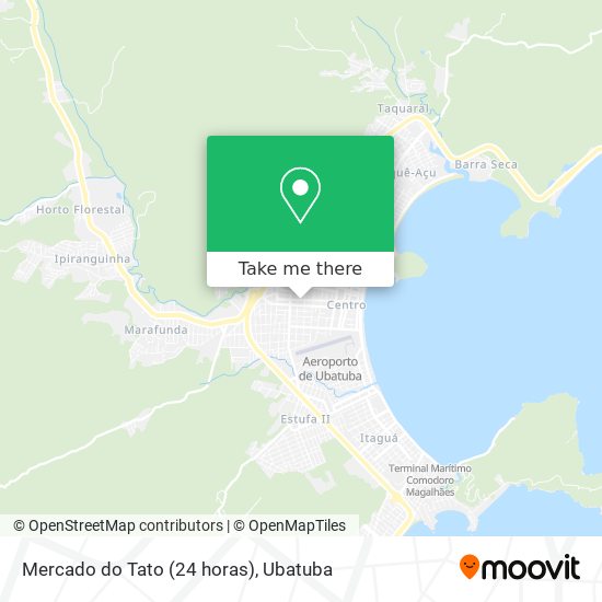 Mapa Mercado do Tato (24 horas)