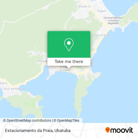 Mapa Estacionamento da Praia