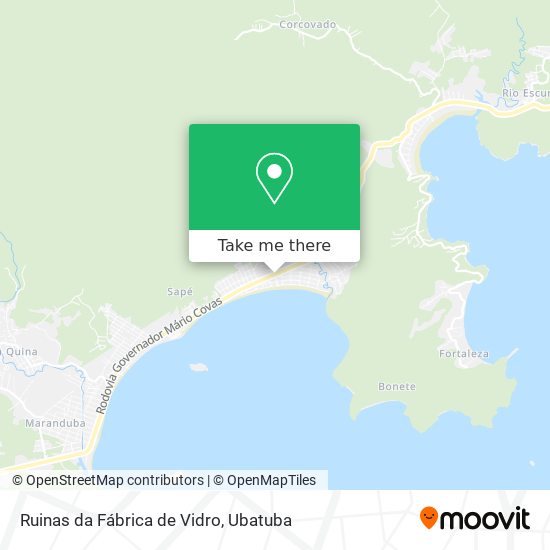 Ruinas da Fábrica de Vidro map