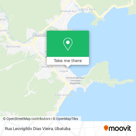 Mapa Rua Leovigildo Dias Vieira