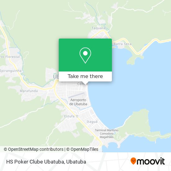 HS Poker Clube Ubatuba map