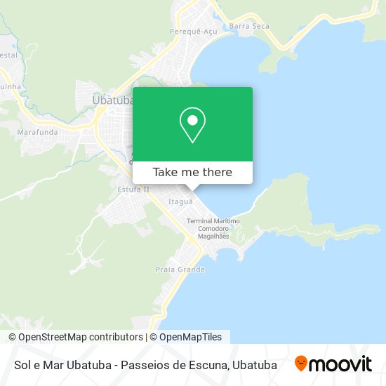 Sol e Mar Ubatuba - Passeios de Escuna map