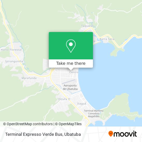 Terminal Expresso Verde Bus map