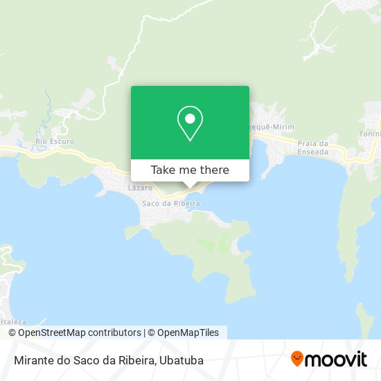 Mirante do Saco da Ribeira map