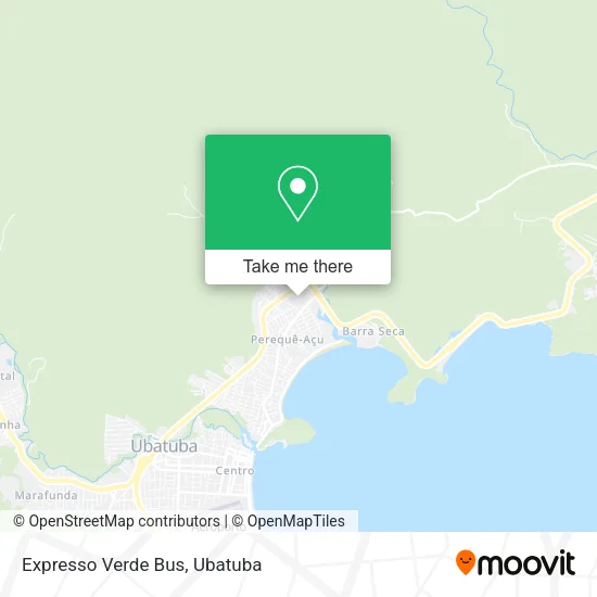 Expresso Verde Bus map