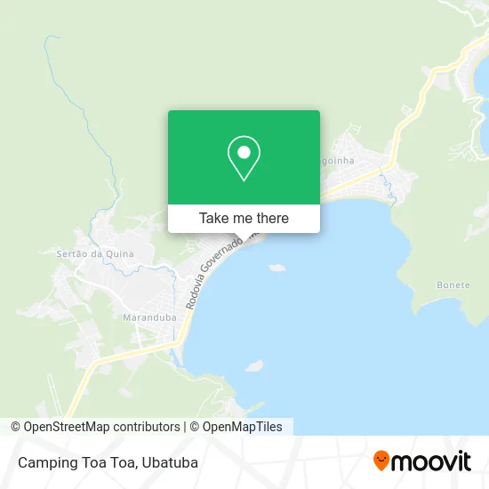 Camping Toa Toa map