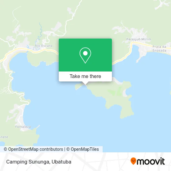 Camping Sununga map