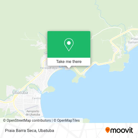 Praia Barra Seca map