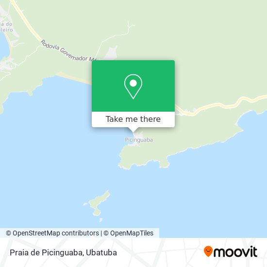 Praia de Picinguaba map