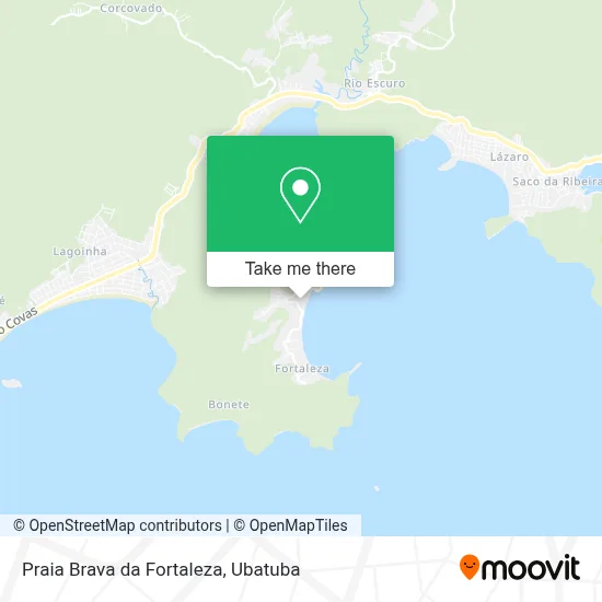 Praia Brava da Fortaleza map