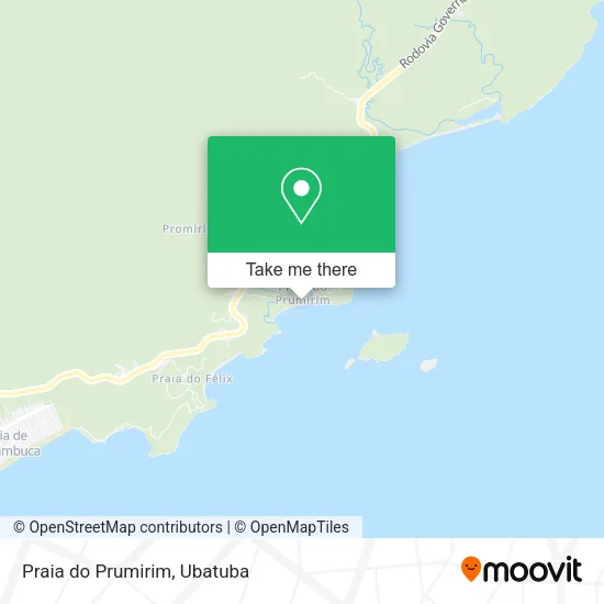 Praia do Prumirim map