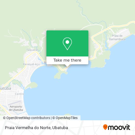 Praia Vermelha do Norte map