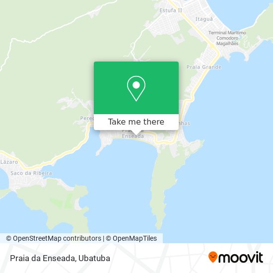 Praia da Enseada map