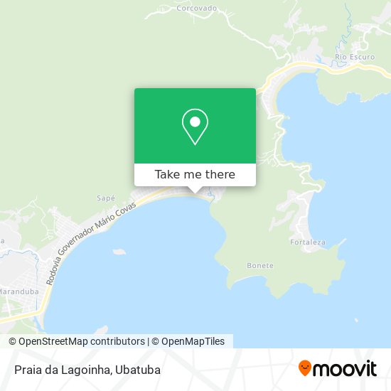 Praia da Lagoinha map