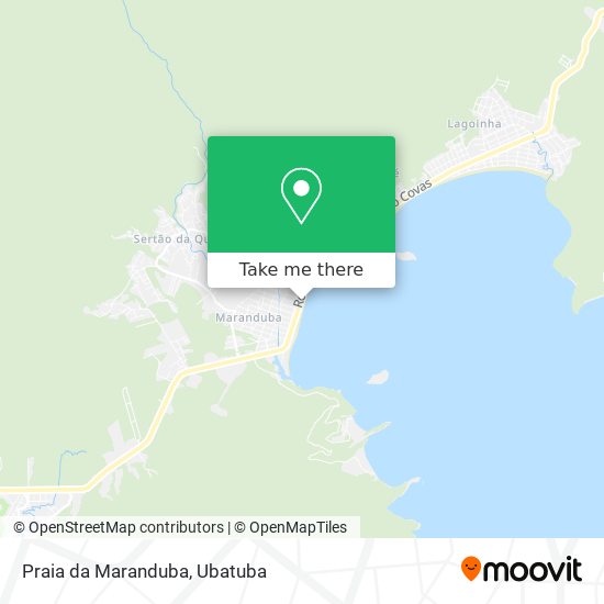 Praia da Maranduba map