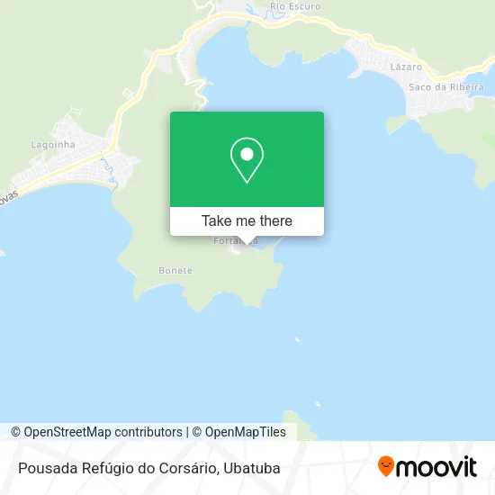 Pousada Refúgio do Corsário map