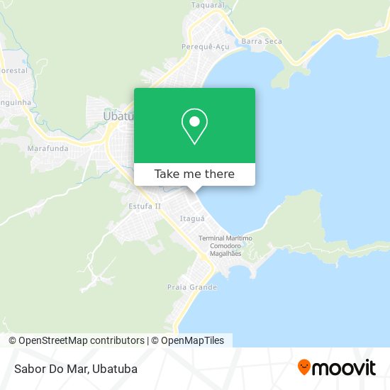 Sabor Do Mar map