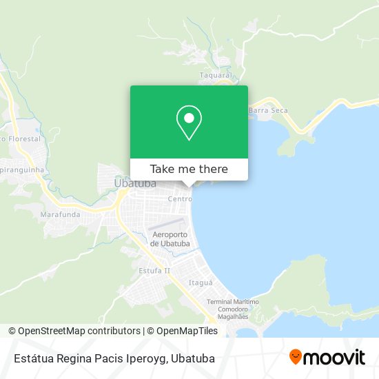 Estátua Regina Pacis Iperoyg map