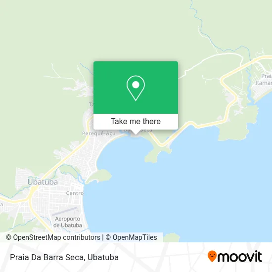 Praia Da Barra Seca map