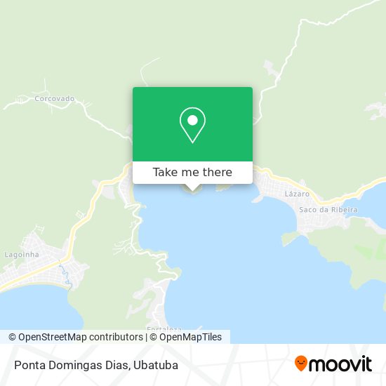 Ponta Domingas Dias map