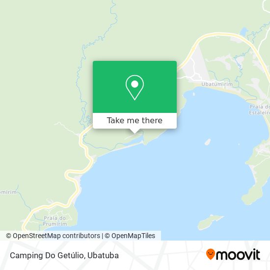 Mapa Camping Do Getúlio