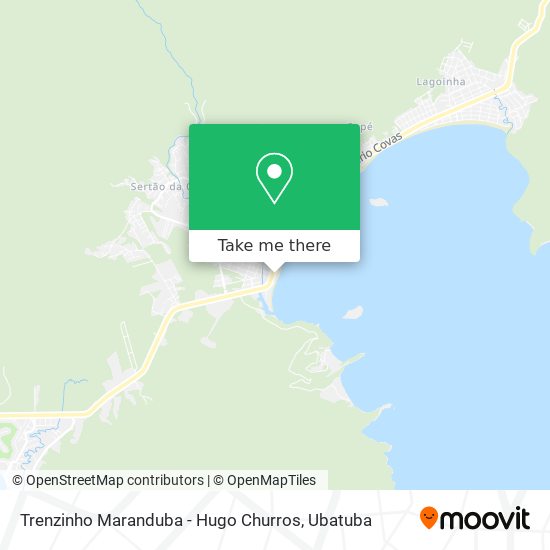 Mapa Trenzinho Maranduba - Hugo Churros