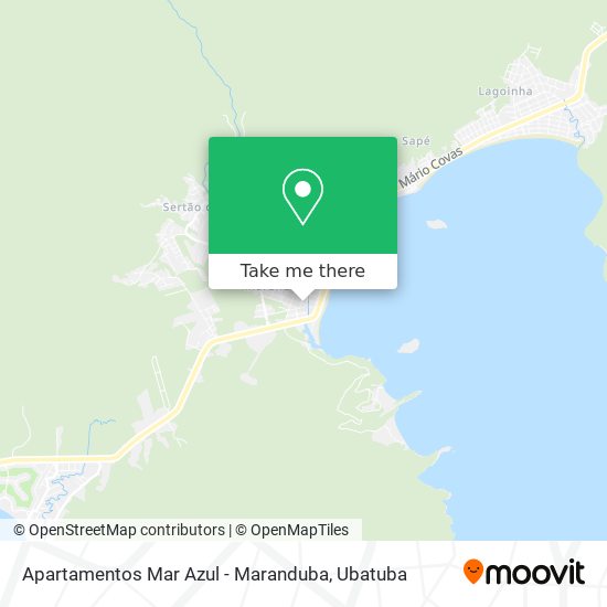 Mapa Apartamentos Mar Azul - Maranduba