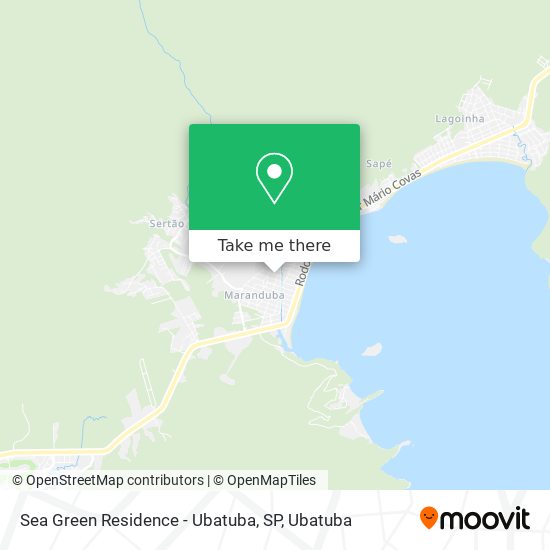 Sea Green Residence - Ubatuba, SP map