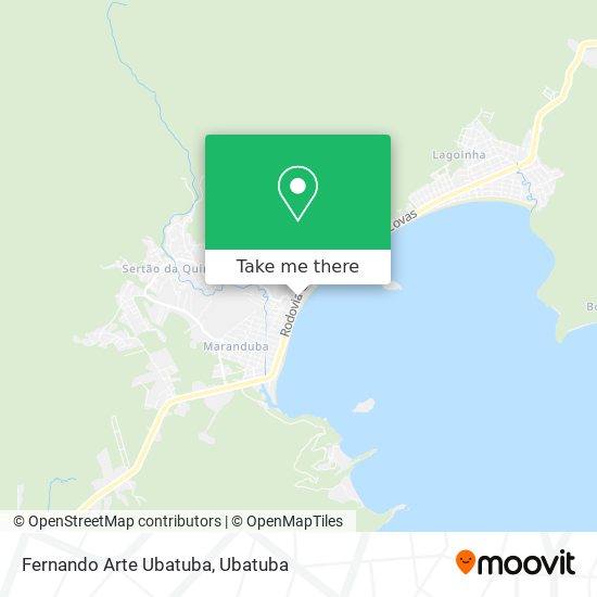 Fernando Arte Ubatuba map