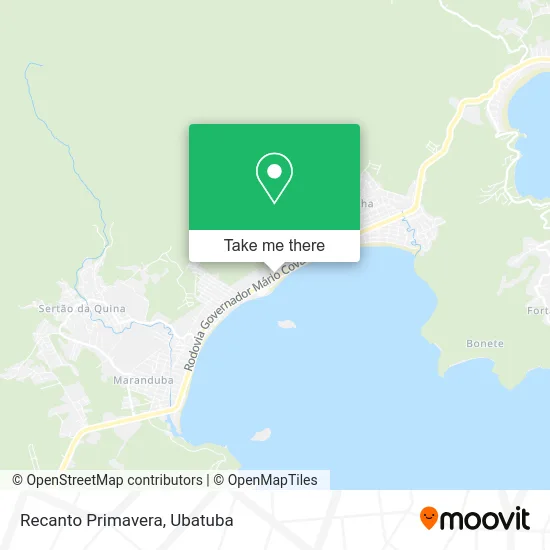 Recanto Primavera map