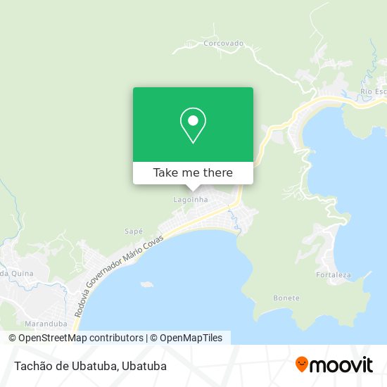 Mapa Tachão de Ubatuba