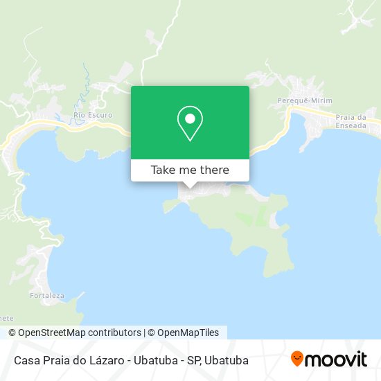 Casa Praia do Lázaro - Ubatuba - SP map