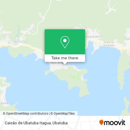 Caisão de Ubatuba Itagua map