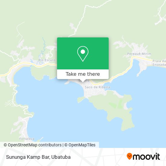 Sununga Kamp Bar map