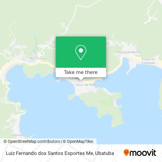 Mapa Luiz Fernando dos Santos Esportes Me