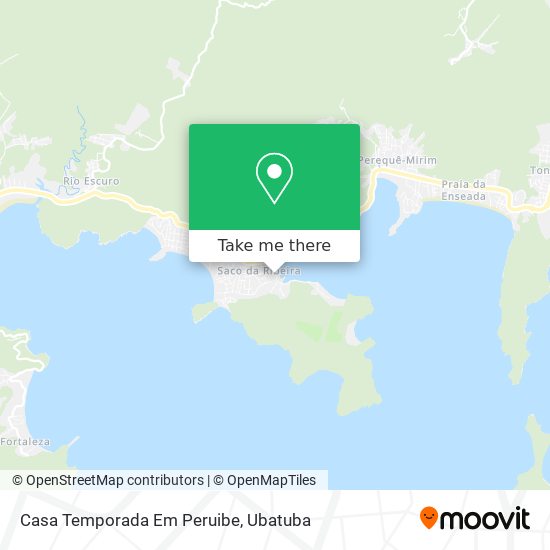 Casa Temporada Em Peruibe map