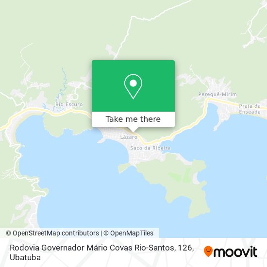 Rodovia Governador Mário Covas Rio-Santos, 126 map