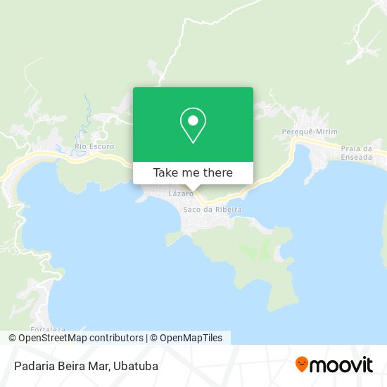 Mapa Padaria Beira Mar