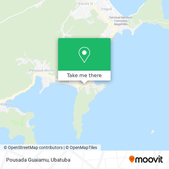 Pousada Guaiamu map