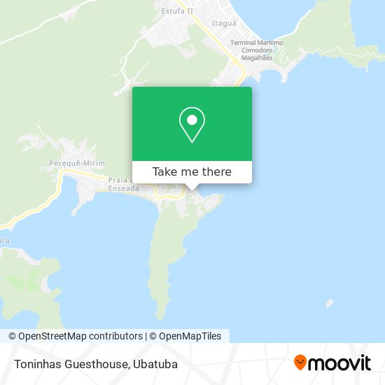 Toninhas Guesthouse map