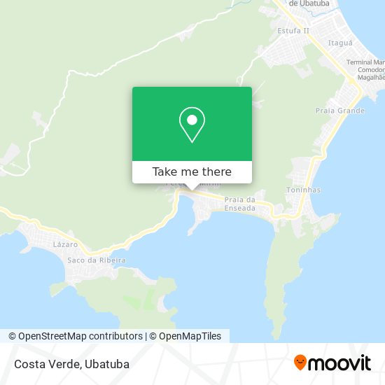 Costa Verde map